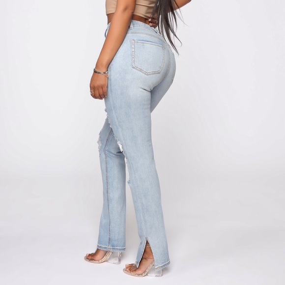 Side slit jeans - Picture 2 of 5